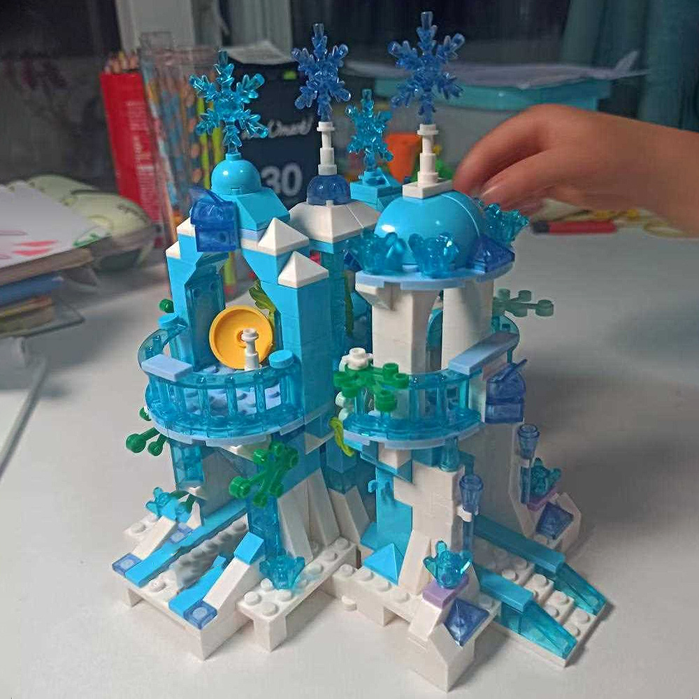 Ice Castle 463pcs Moc Model Modular Building Blocks Bricks Toys QL2217