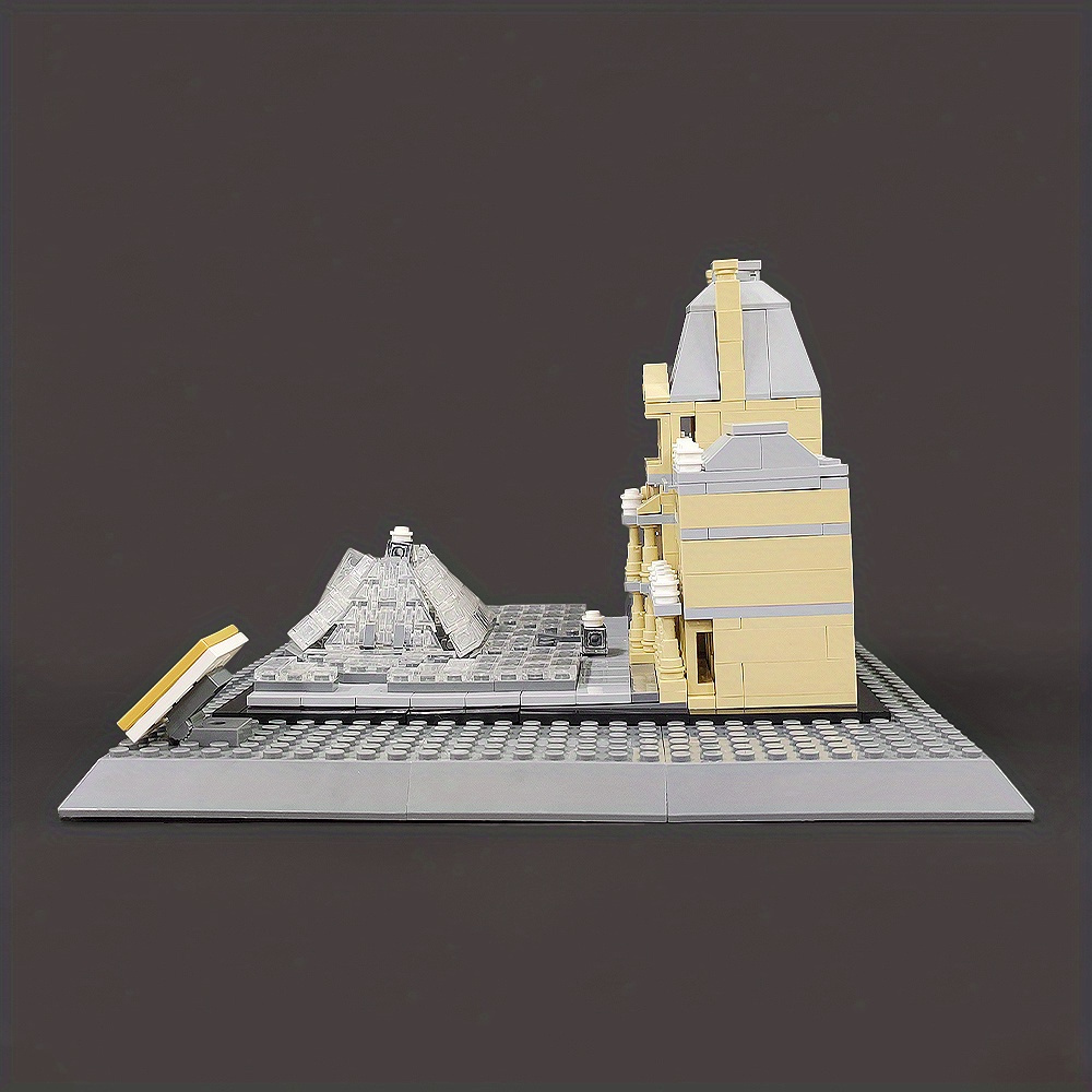 The Louver of Paris 821pcs Moc Model Modular Building Blocks Bricks Toys WG4213 21024