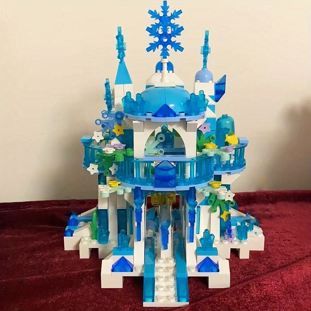 Ice Castle 463pcs Moc Model Modular Building Blocks Bricks Toys QL2217