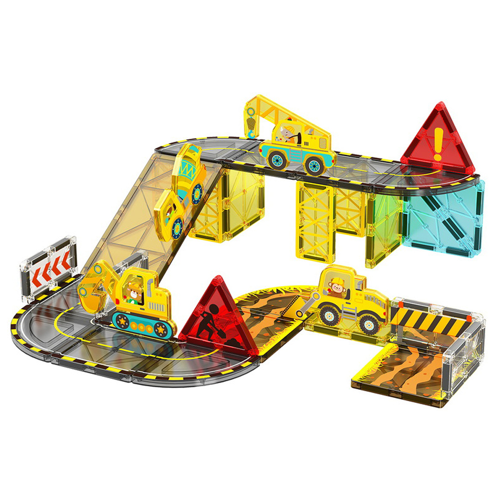 (Ship from USA)  Children's Toy Serial Construction Vehicles CLP-026 32PCS Building Blocks Bricks compatible With LEGO Minifigures