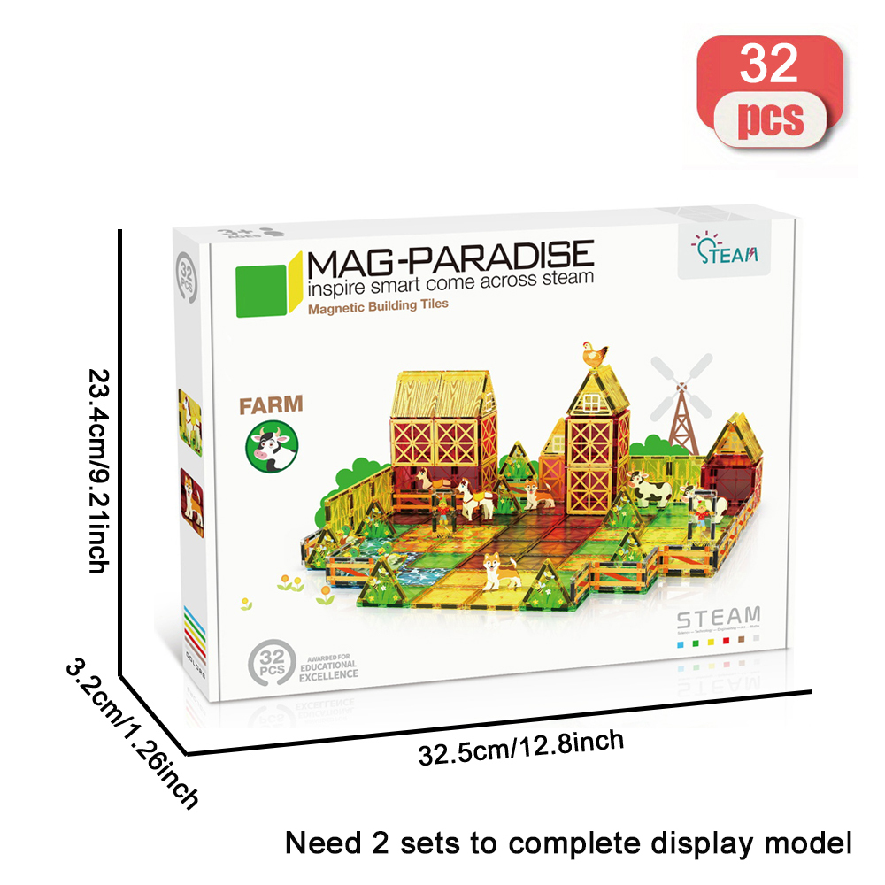 (Ship from USA)  Children's Toy Serial Farm animals CLP-025 32PCS Building Blocks Bricks compatible With LEGO Minifigures