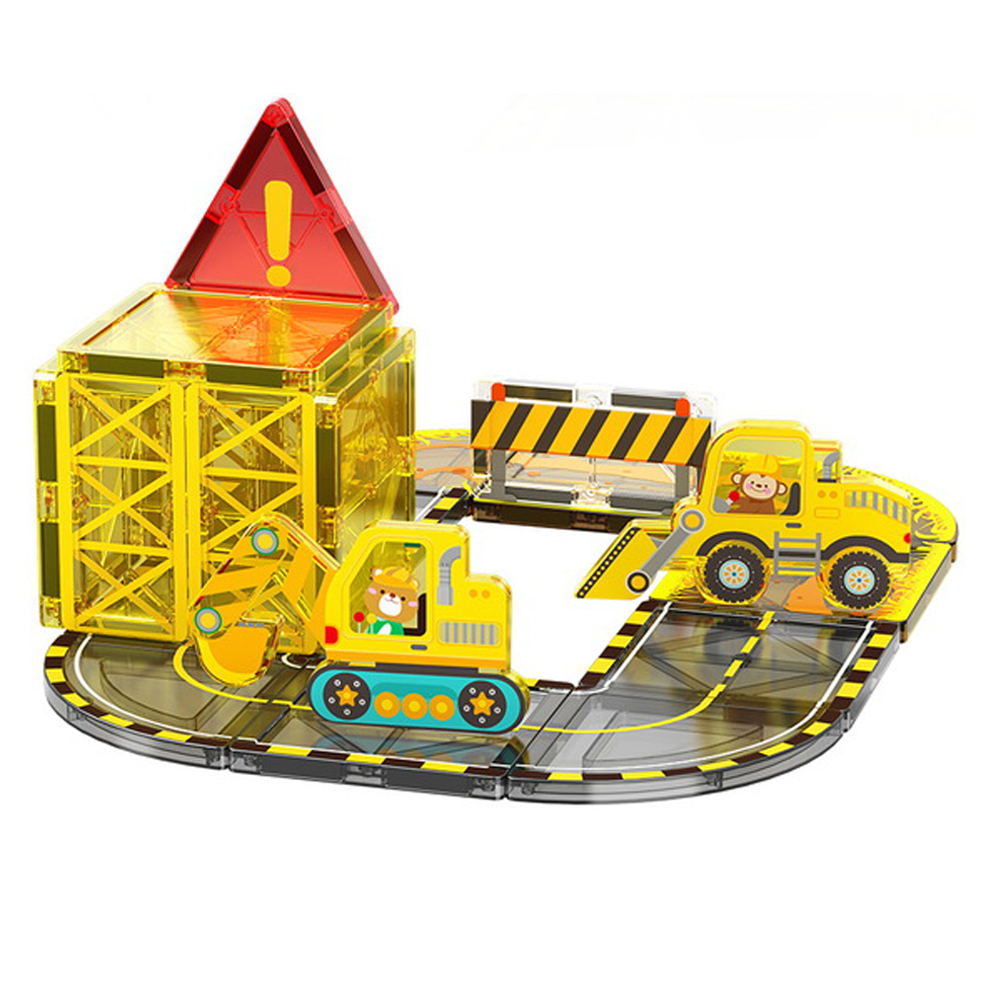(Ship from USA)  Children's Toy Serial Construction Vehicles CLP-026 32PCS Building Blocks Bricks compatible With LEGO Minifigures