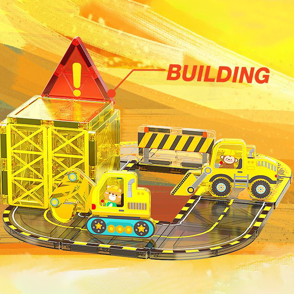 (Ship from USA)  Children's Toy Serial Construction Vehicles CLP-026 32PCS Building Blocks Bricks compatible With LEGO Minifigures