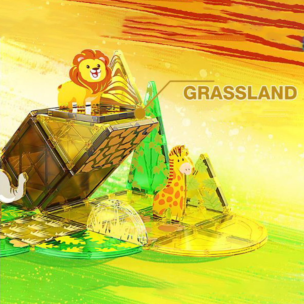 (Ship from USA)  Children's Toy Serial Grassland animals CLP-027 32PCS Building Blocks Bricks compatible With LEGO Minifigures