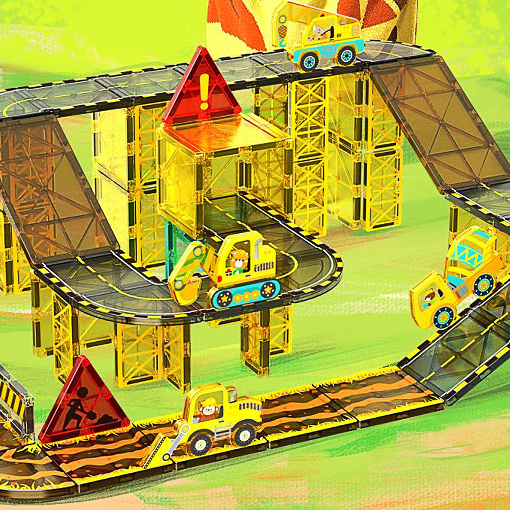 (Ship from USA)  Children's Toy Serial Construction Vehicles CLP-026 32PCS Building Blocks Bricks compatible With LEGO Minifigures