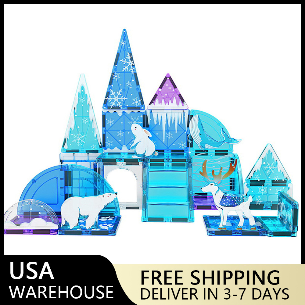 (Ship from USA)  Children's Toy Serial Ice and Snow Animals CLP-028 32PCS Building Blocks Bricks compatible With LEGO Minifigures
