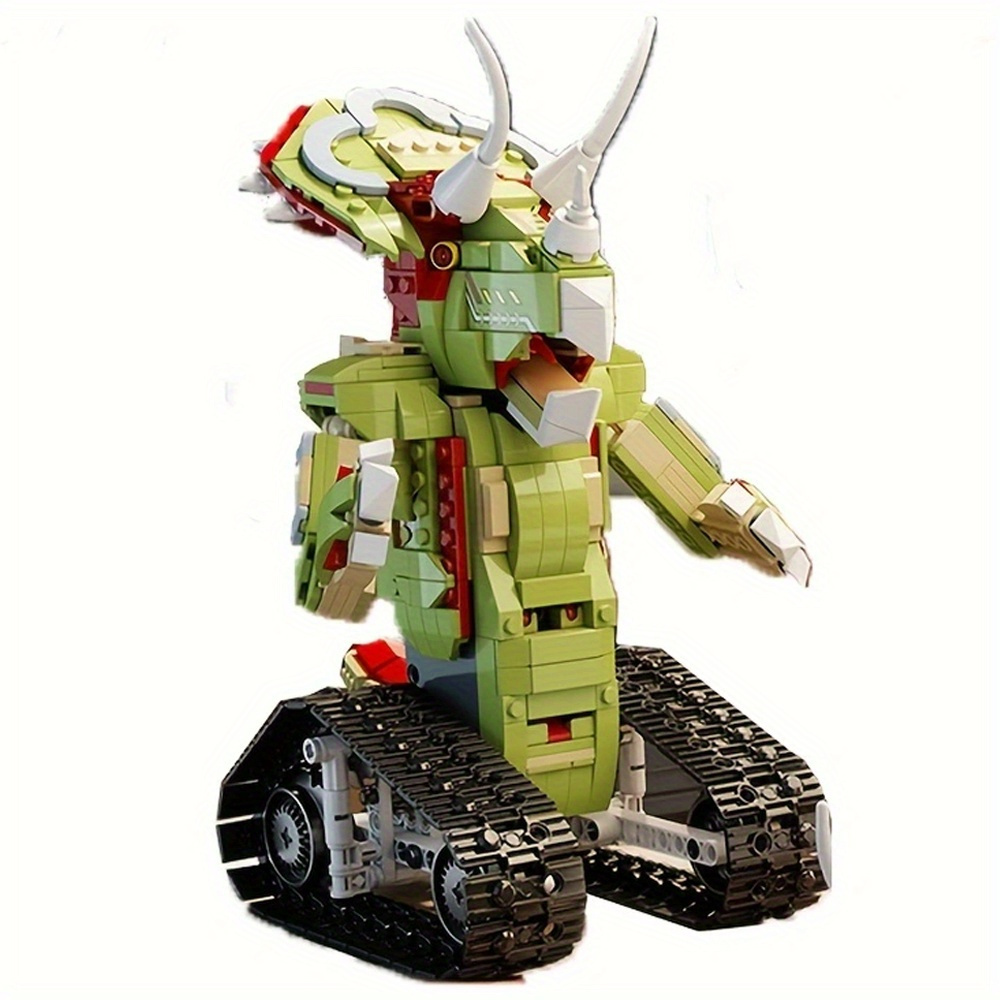 Dinosaur Car 870pcs Moc Model Modular Building Blocks Bricks Toys 615007