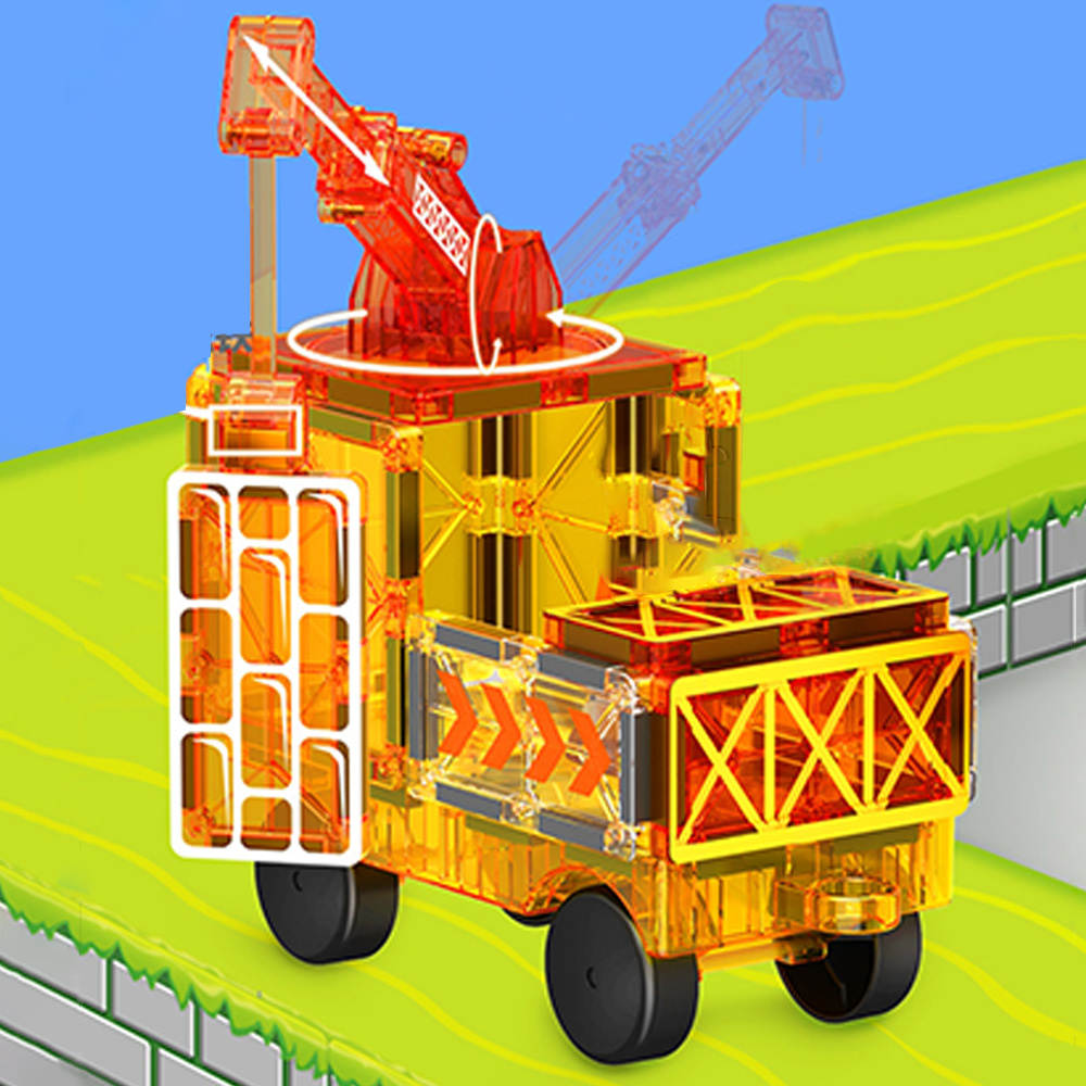 (Ship from USA)  Children's Toy Serial Crane Engineering Vehicle CLP-030 38PCS Building Blocks Bricks compatible With LEGO Minifigures