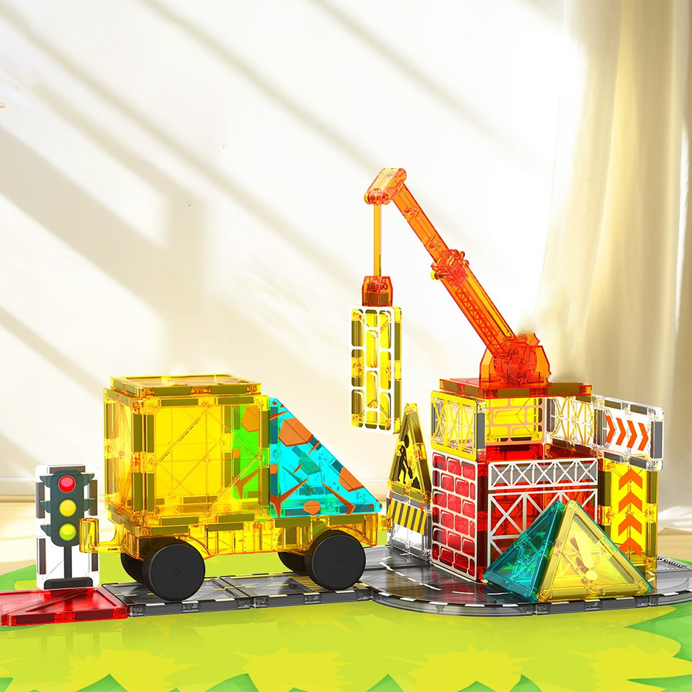 (Ship from USA)  Children's Toy Serial Crane Engineering Vehicle CLP-030 38PCS Building Blocks Bricks compatible With LEGO Minifigures