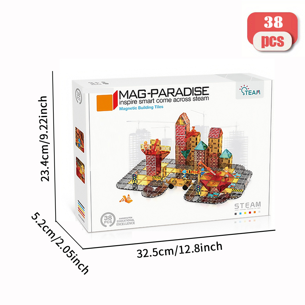 (Ship from USA)  Children's Toy Serial Crane Engineering Vehicle CLP-030 38PCS Building Blocks Bricks compatible With LEGO Minifigures