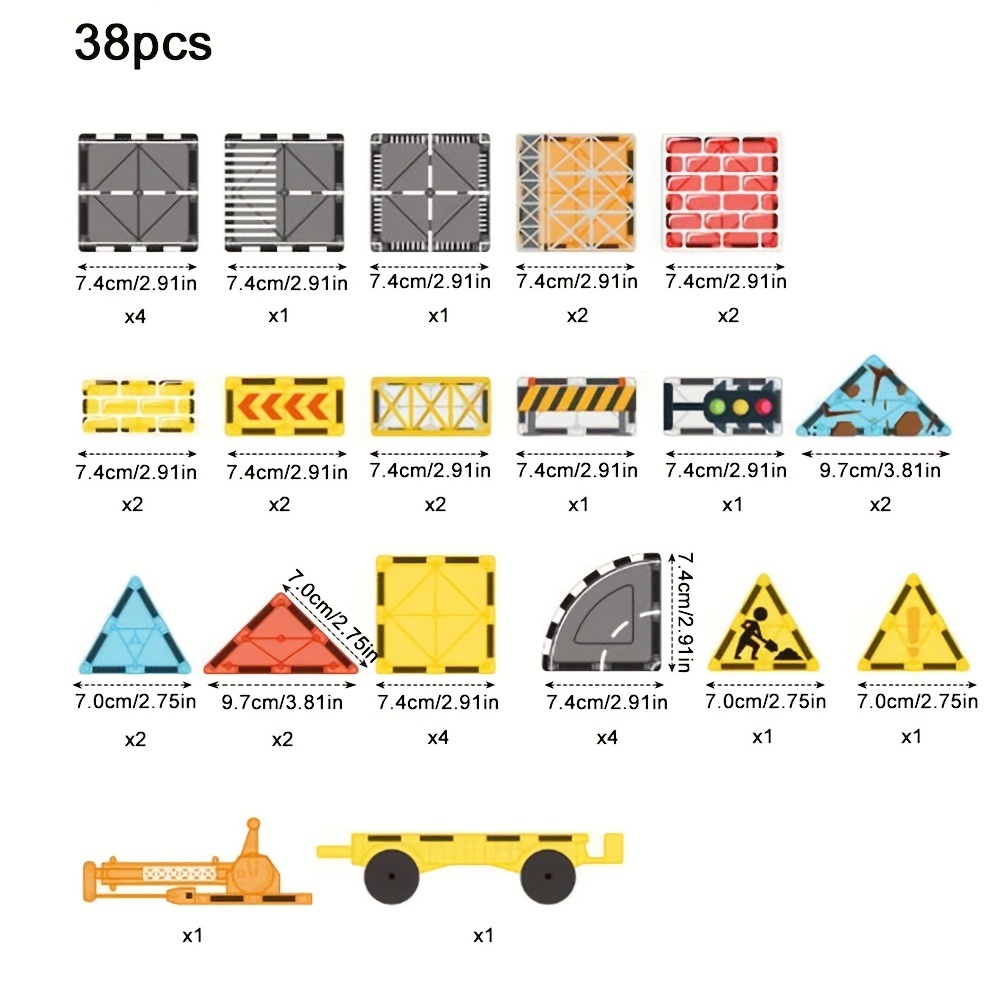 (Ship from USA)  Children's Toy Serial Crane Engineering Vehicle CLP-030 38PCS Building Blocks Bricks compatible With LEGO Minifigures