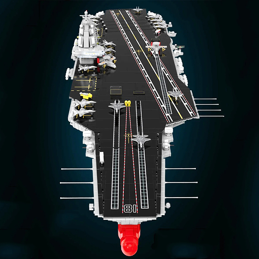 (Ship from USA) Military Serial Aircraft Carrier  20313 7018PCS Building Blocks Bricks compatible With LEGO Minifigures