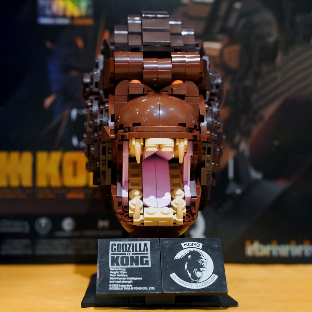 (Ship from USA) Movie & Game Serial Godzilla vs. Kong: King Kong 687402 487PCS Building Blocks Bricks compatible With LEGO Minifigures