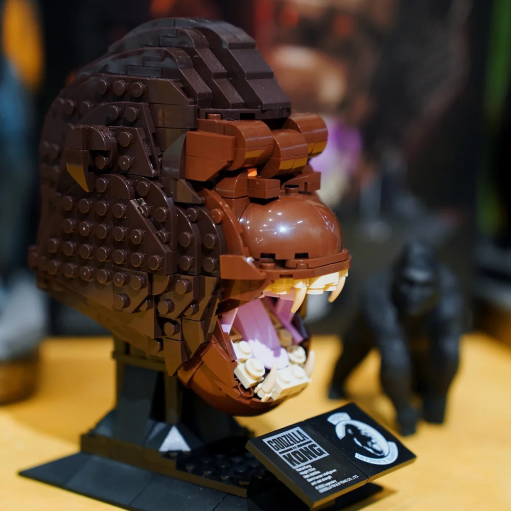 (Ship from USA) Movie & Game Serial Godzilla vs. Kong: King Kong 687402 487PCS Building Blocks Bricks compatible With LEGO Minifigures