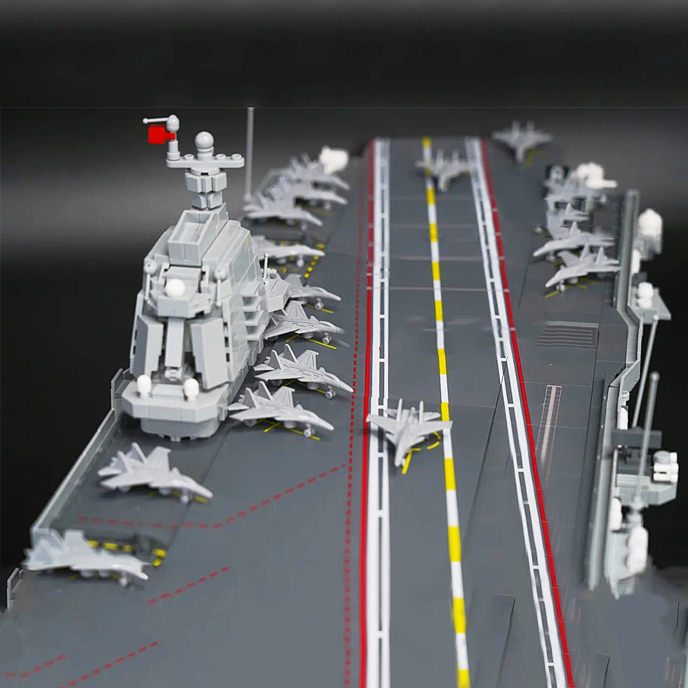 (Ship from USA) Military Serial Aircraft Carrier  20313 7018PCS Building Blocks Bricks compatible With LEGO Minifigures