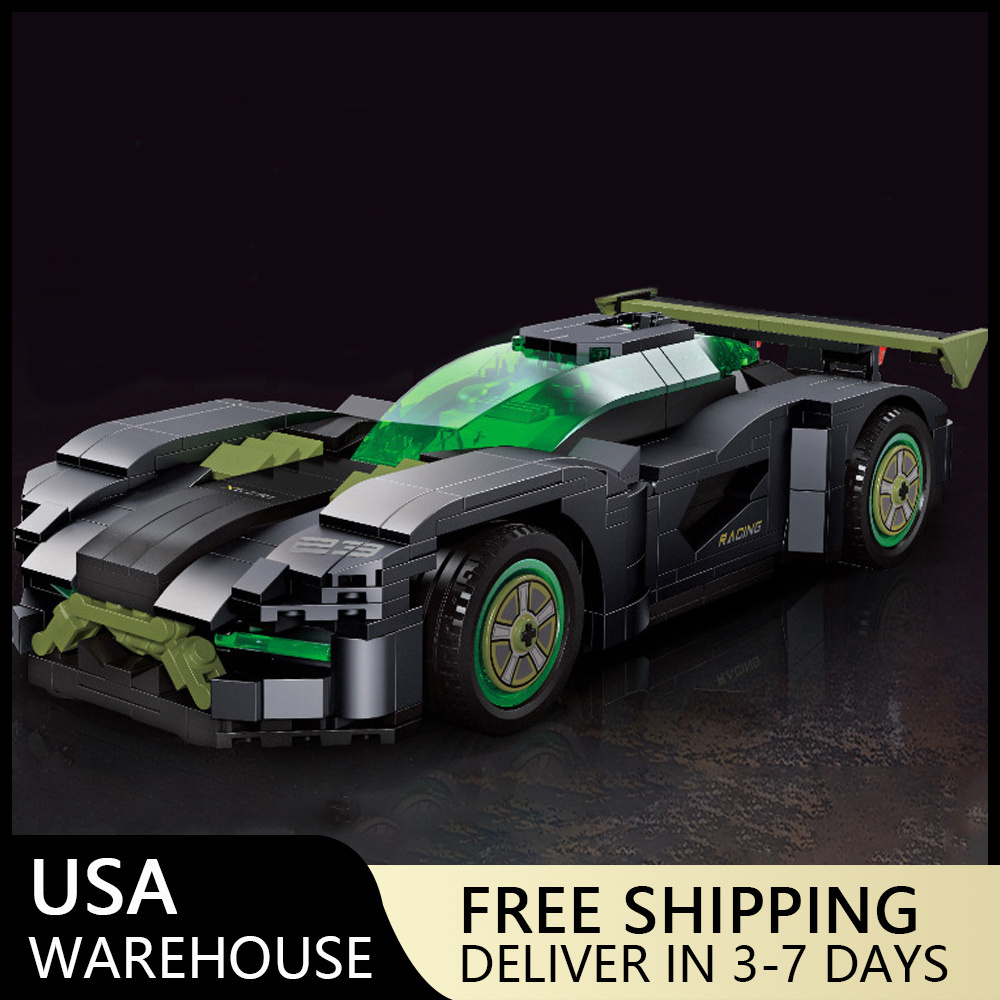 (Ship from USA) Racers And Speed Champions Serial Ferrari Xezri Supercar 92027 582PCS Building Blocks Bricks compatible With LEGO Minifigures