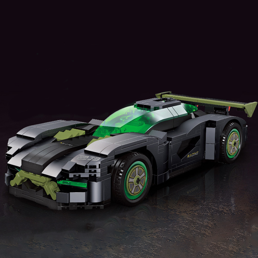 Super Racing Car 582pcs Moc Model Modular Building Blocks Bricks Toys JS92027