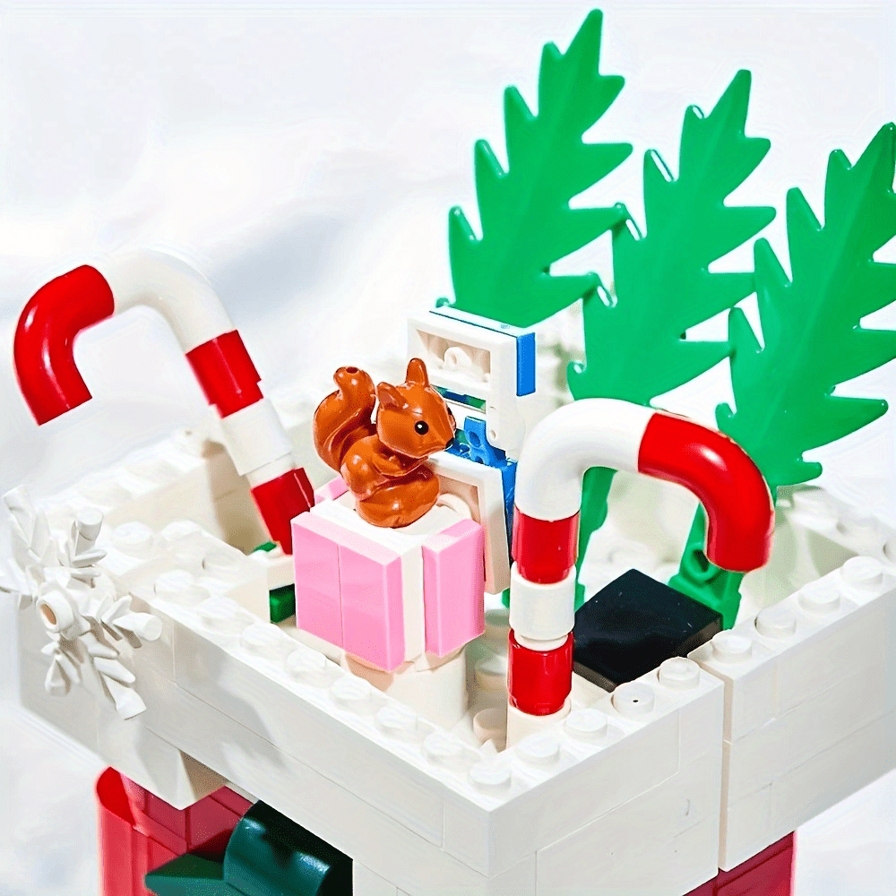 Christmas Shoes 779pcs Moc Model Modular Building Blocks Bricks Toys DK713