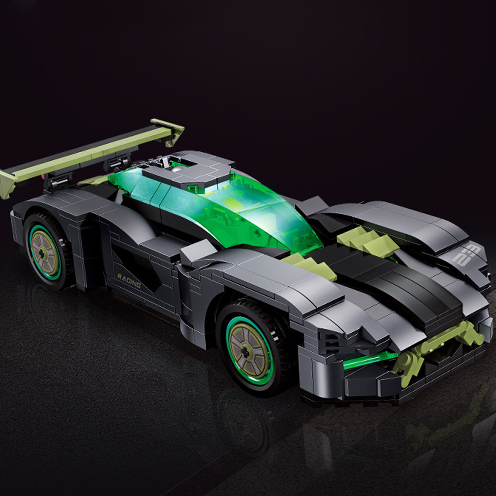 Super Racing Car 582pcs Moc Model Modular Building Blocks Bricks Toys JS92027