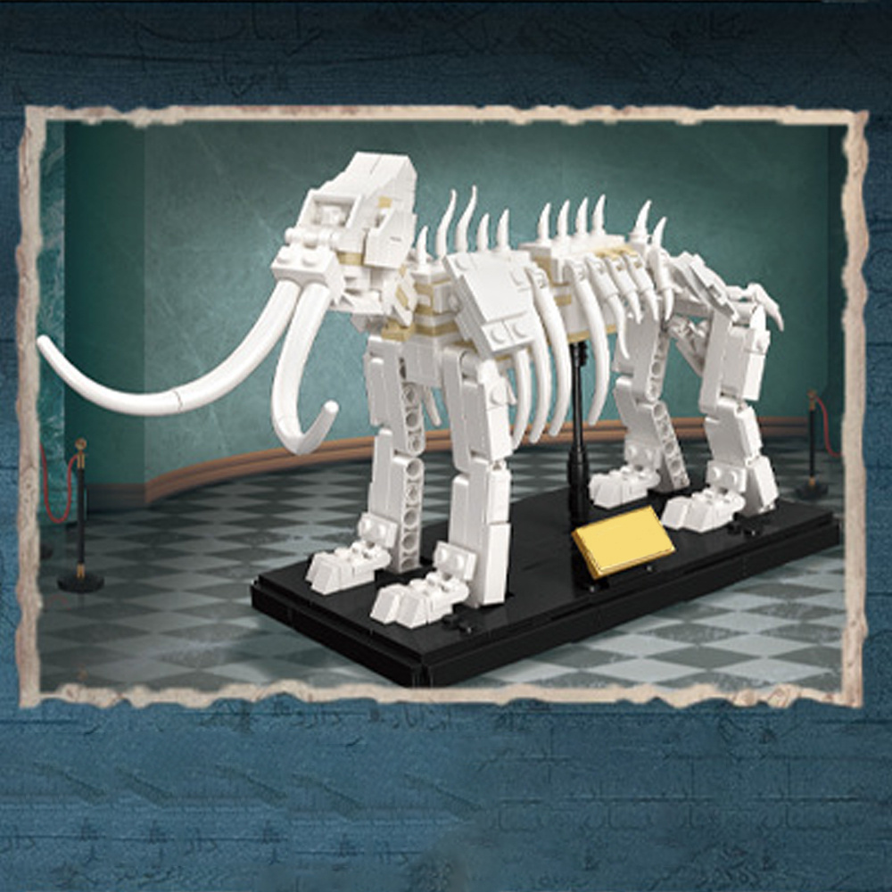  (Ship from USA) Creator Serial Prehistoric Giant Beast: Mammoth Fossil 36002 406PCS Building Blocks Bricks compatible With LEGO Minifigures