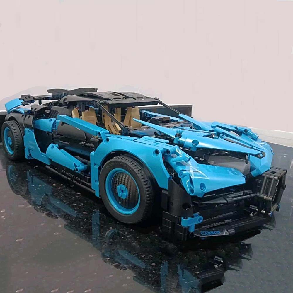 Moyu Technic Super Racing Car Bugattied Bolide 3101Pcs Moc Model Modular Building Blocks Bricks Toys MY88008
