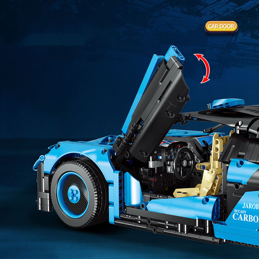 Moyu Technic Super Racing Car Bugattied Bolide 3101Pcs Moc Model Modular Building Blocks Bricks Toys MY88008