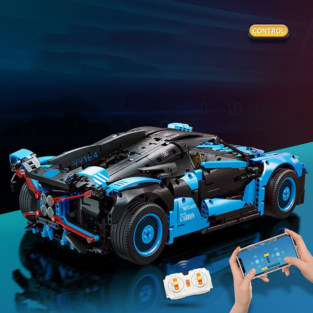Moyu Technic Super Racing Car Bugattied Bolide 3101Pcs Moc Model Modular Building Blocks Bricks Toys MY88008