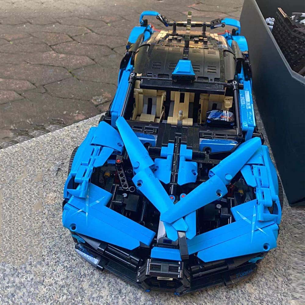 Moyu Technic Super Racing Car Bugattied Bolide 3101Pcs Moc Model Modular Building Blocks Bricks Toys MY88008