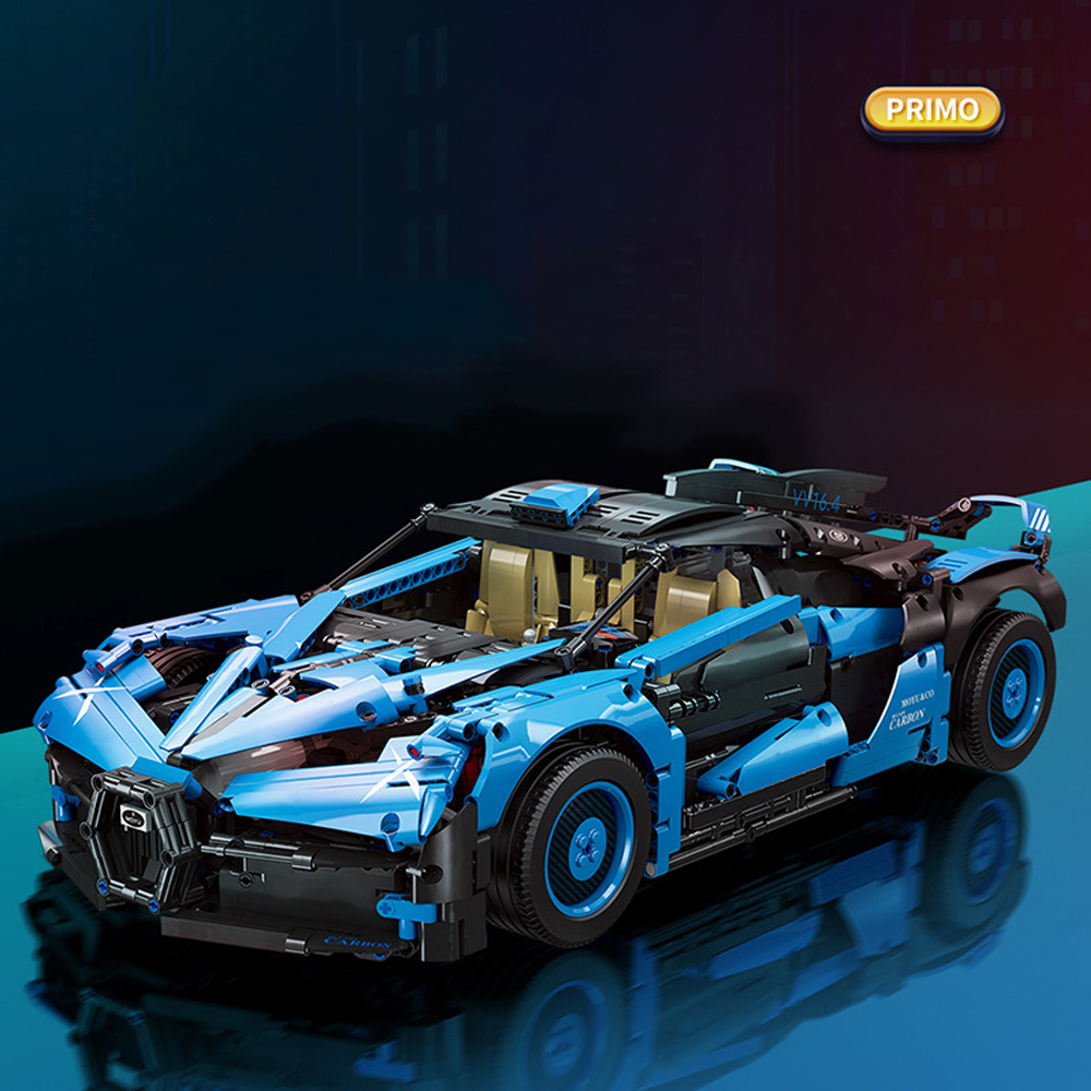 Moyu Technic Super Racing Car Bugattied Bolide 3101Pcs Moc Model Modular Building Blocks Bricks Toys MY88008