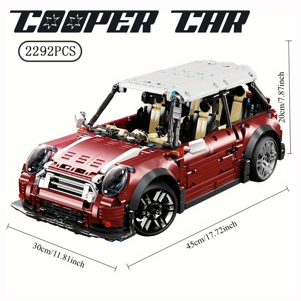  (Ship from USA) Technical And Technic Serial MINI Cooper S T5025B 2292PCS Building Blocks Bricks compatible With LEGO Minifigures