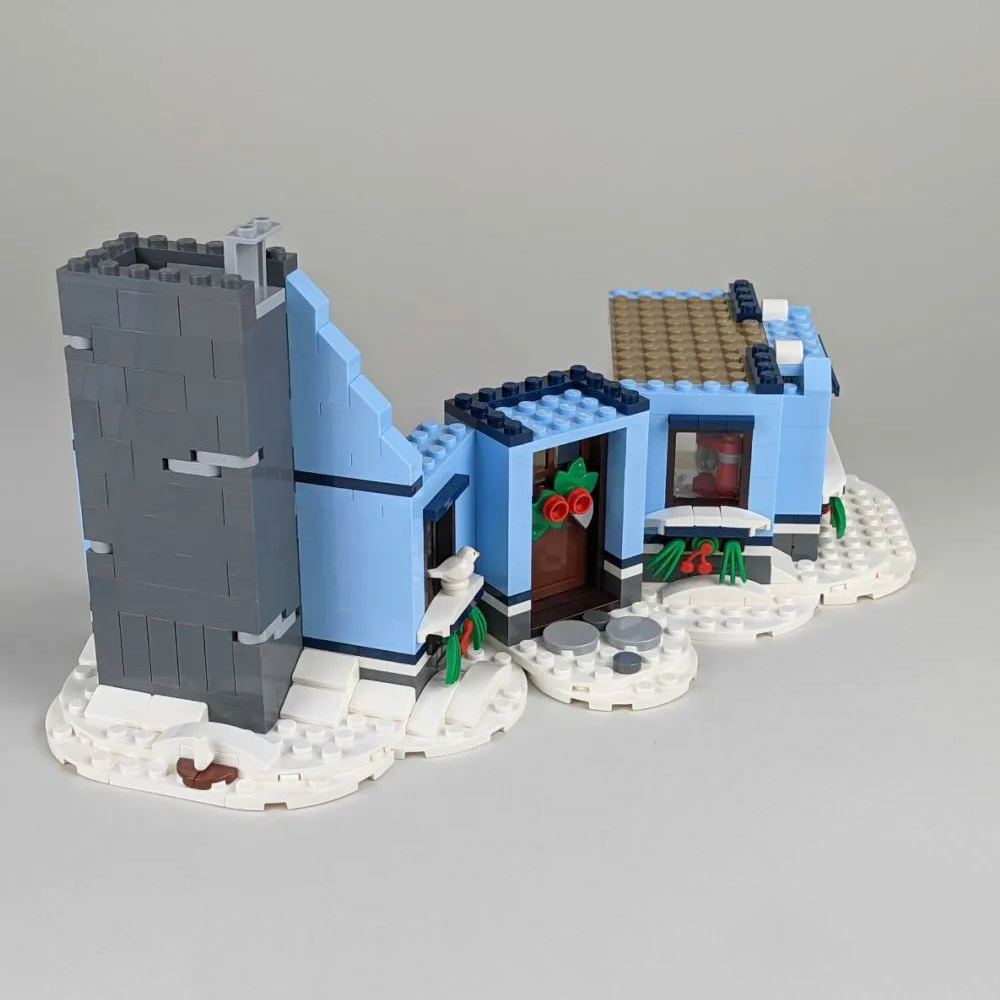 Creator Expert Winter Village Santa's Visit 1445Pcs Moc Model Modular Buidling Blocks Bricks Toys 10293 88088