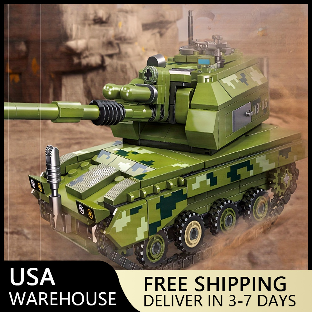 (Ship from USA) Military Serial Type 05 Self-Propelld Howitzer  61063 361PCS Building Blocks Bricks compatible With LEGO Minifigures