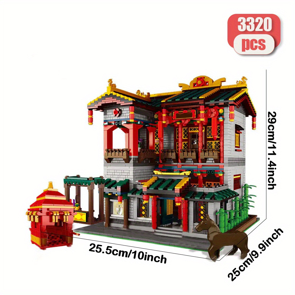 Yihong Brothel 3320pcs Moc Model Modular Building Blocks Bricks Toys XB-01003