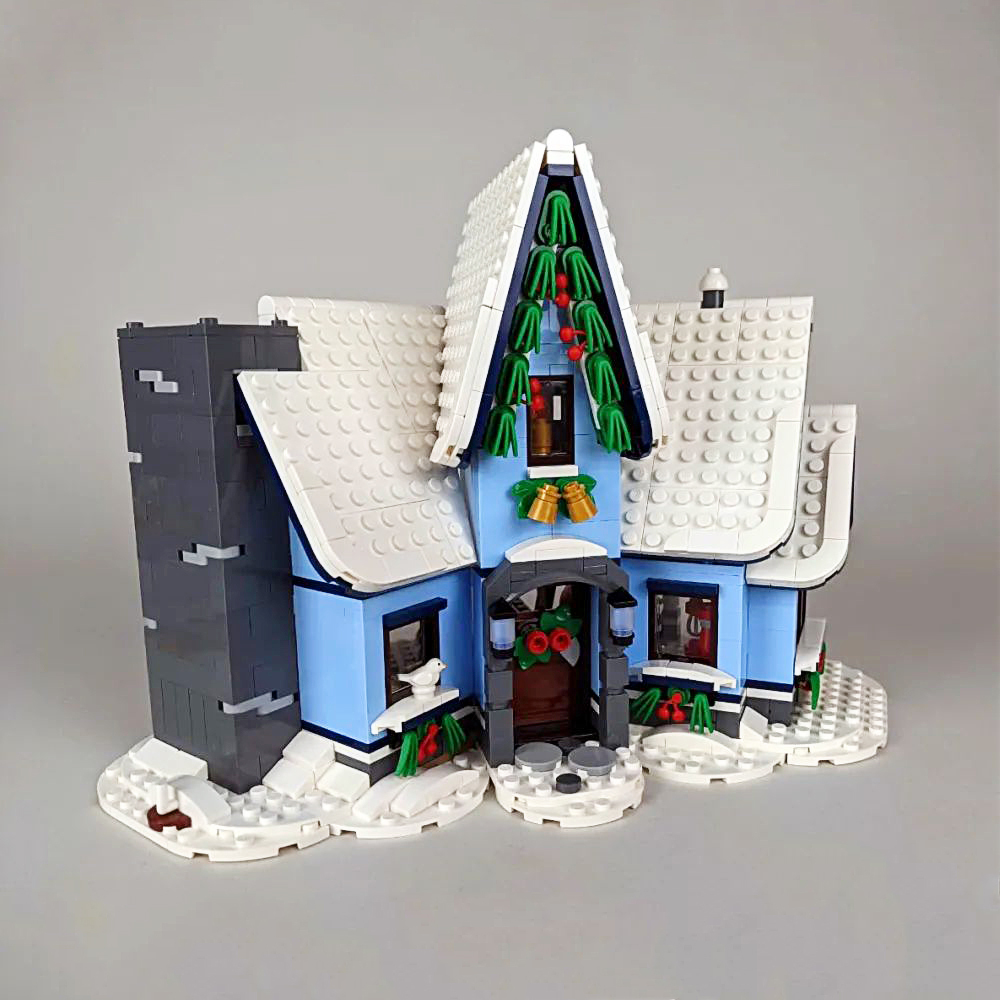 Creator Expert Winter Village Santa's Visit 1445Pcs Moc Model Modular Buidling Blocks Bricks Toys 10293 88088