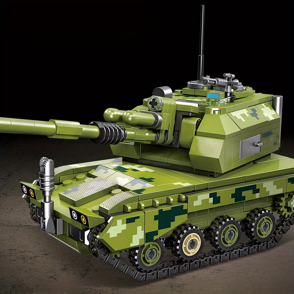 Tank 361pcs Moc Model Modular Building Blocks Bricks Toys JS61063