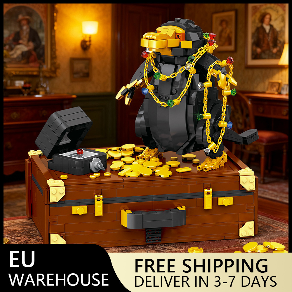 (Ship from EU) Ideas Movie Serial Magical Suitcase 21800 1404Pcs Building Blocks Bricks compatible With LEGO Minifigures