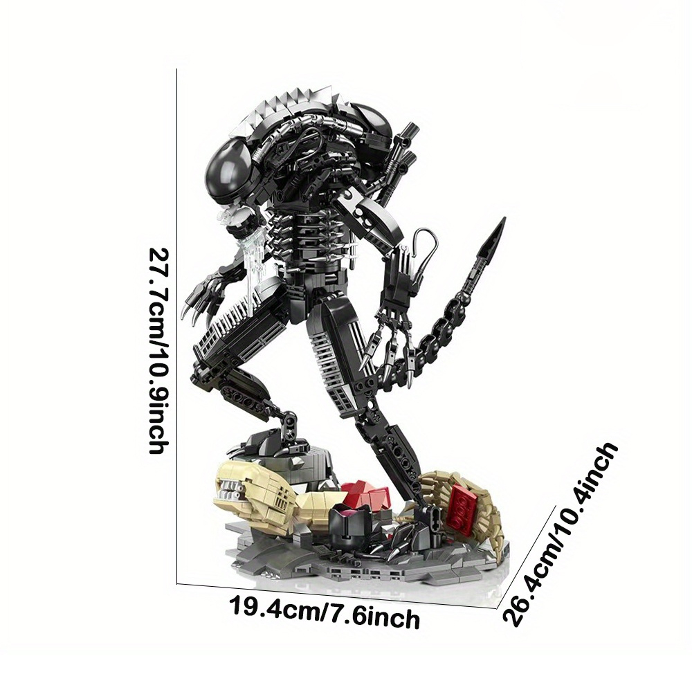 (Ship from EU) Movie & Game Serial Battle Xenomorph JJ9154 882Pcs Building Blocks Bricks compatible With LEGO Minifigures
