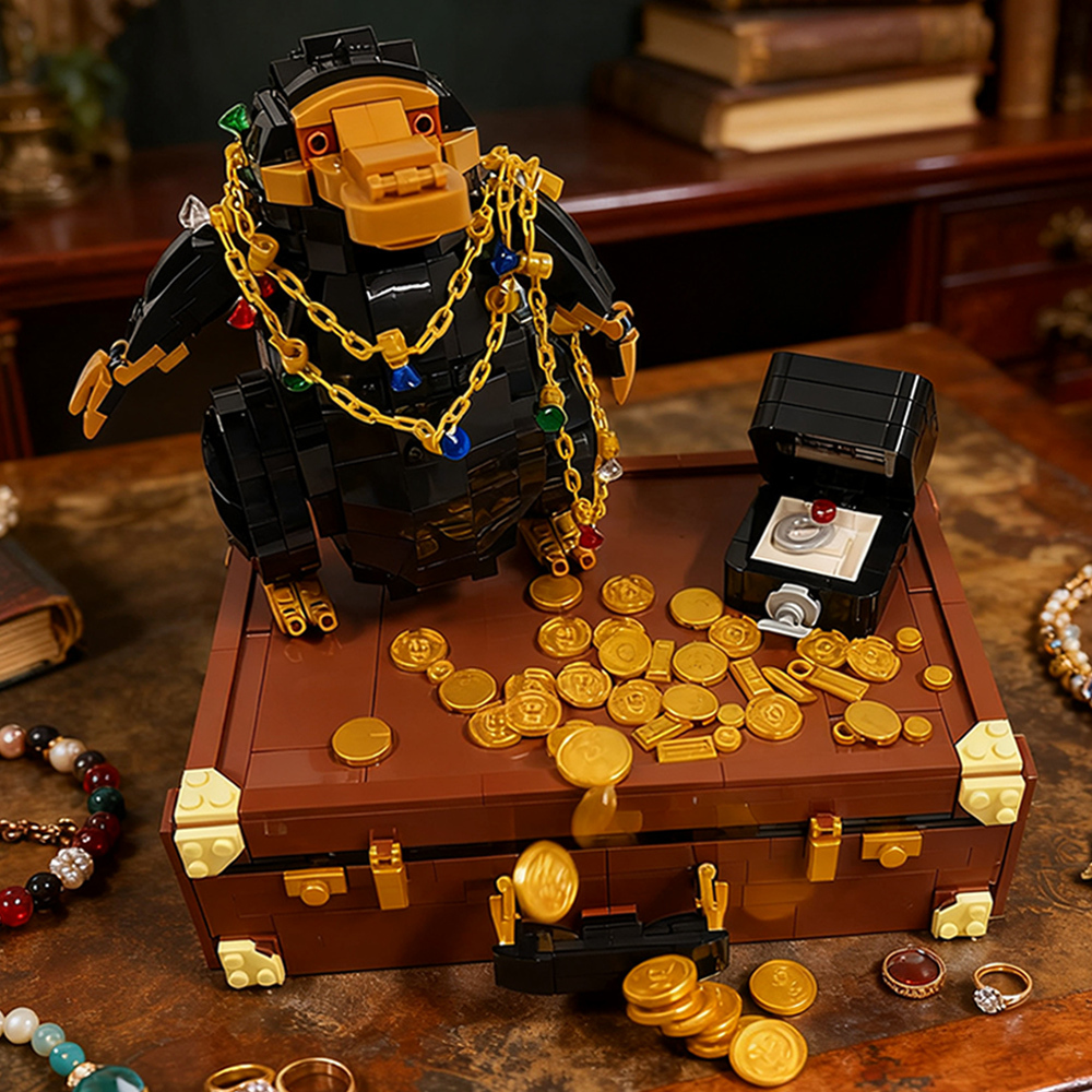(Ship from EU) Ideas Movie Serial Magical Suitcase 21800 1404Pcs Building Blocks Bricks compatible With LEGO Minifigures