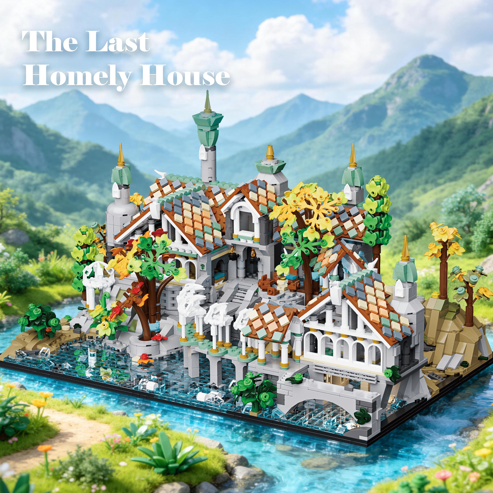 Xbert 66147 The Last Sweet Home House Street View Buildling Blocks Bricks Toys 3337Pcs