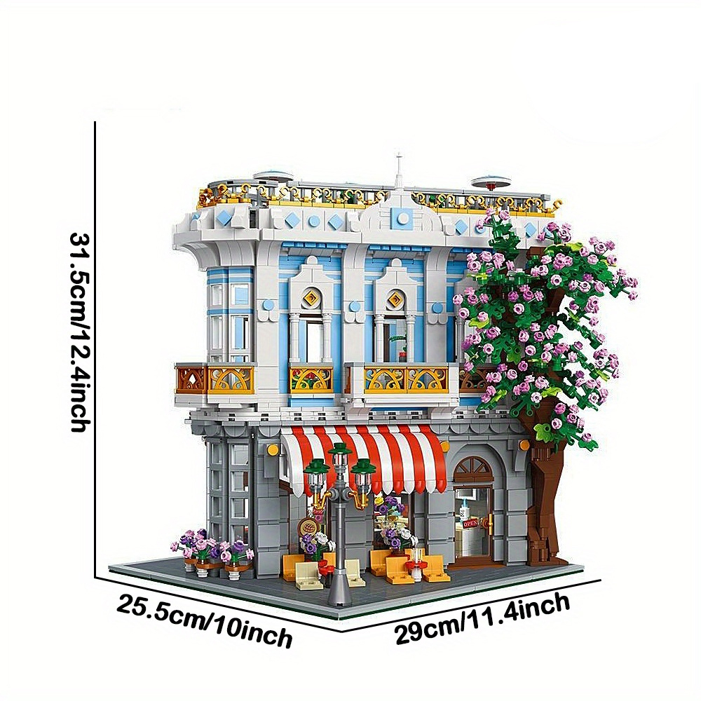 Jiestar 89109 Sakura Restaurant House Street View Buildling Blocks Bricks Toys 3725Pcs