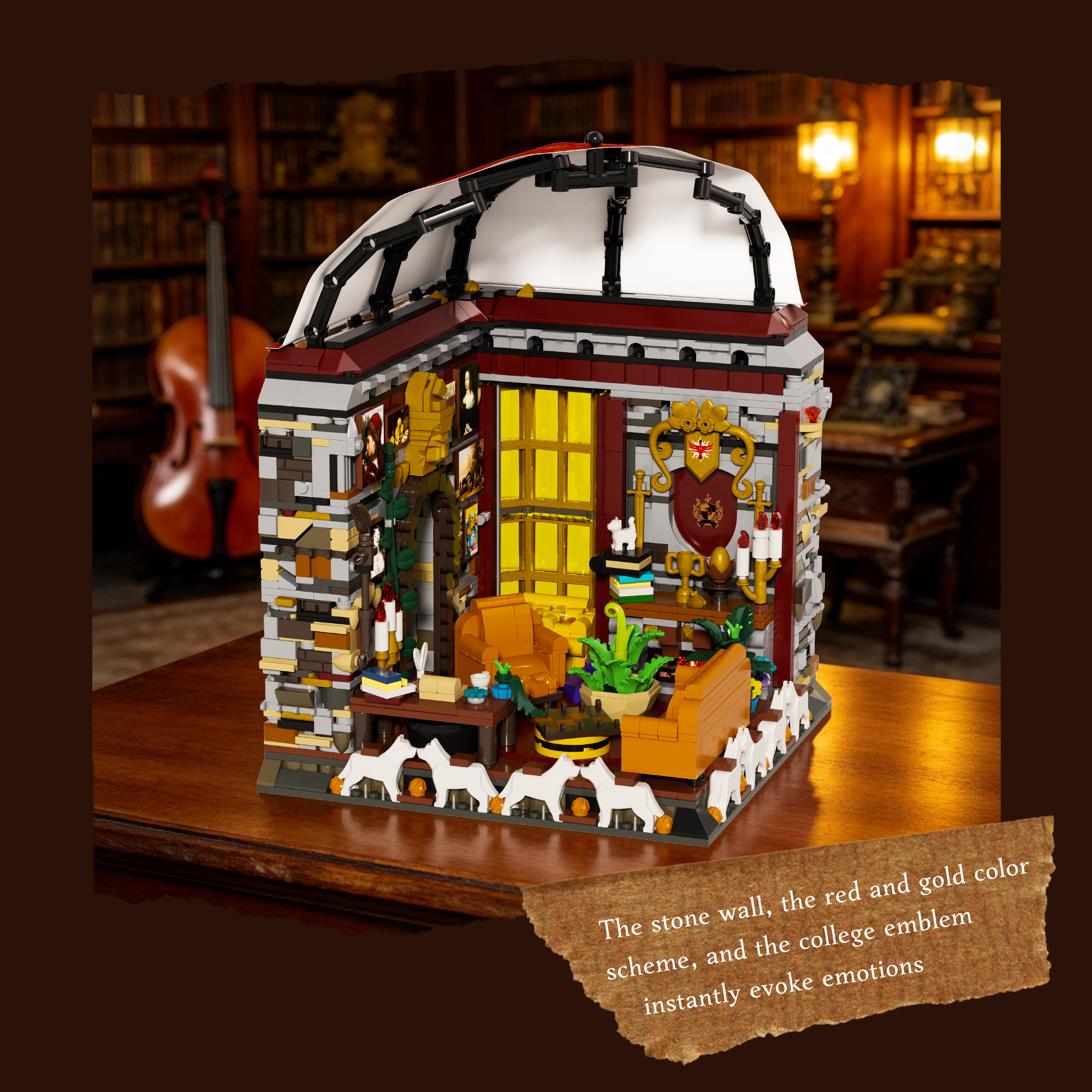 Xbert 66146 Ravenclaw Common Room House Street View Buildling Blocks Bricks Toys 2073Pcs