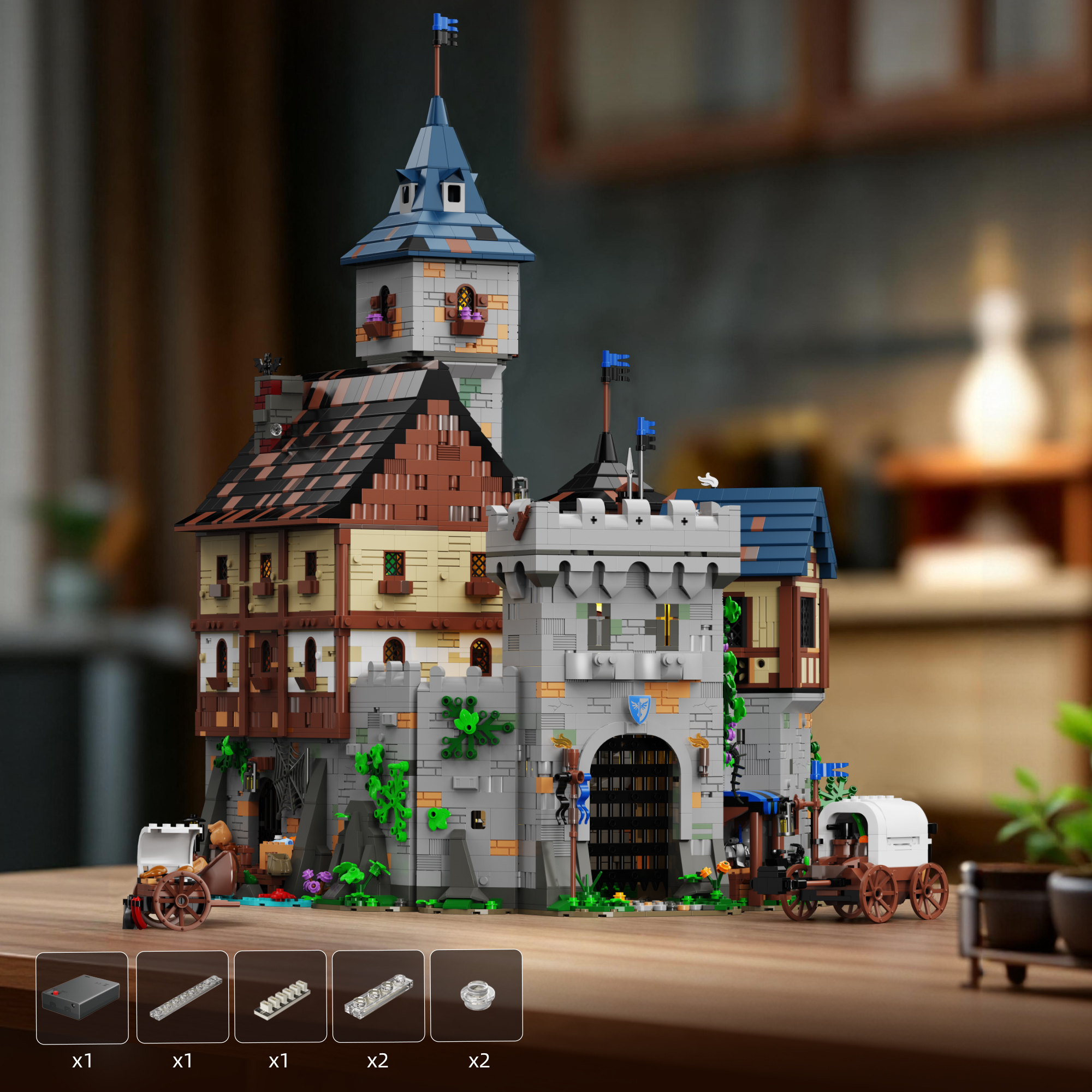 Xbert 66180 Border Castle House Buildling Blocks Bricks Toys 6609Pcs
