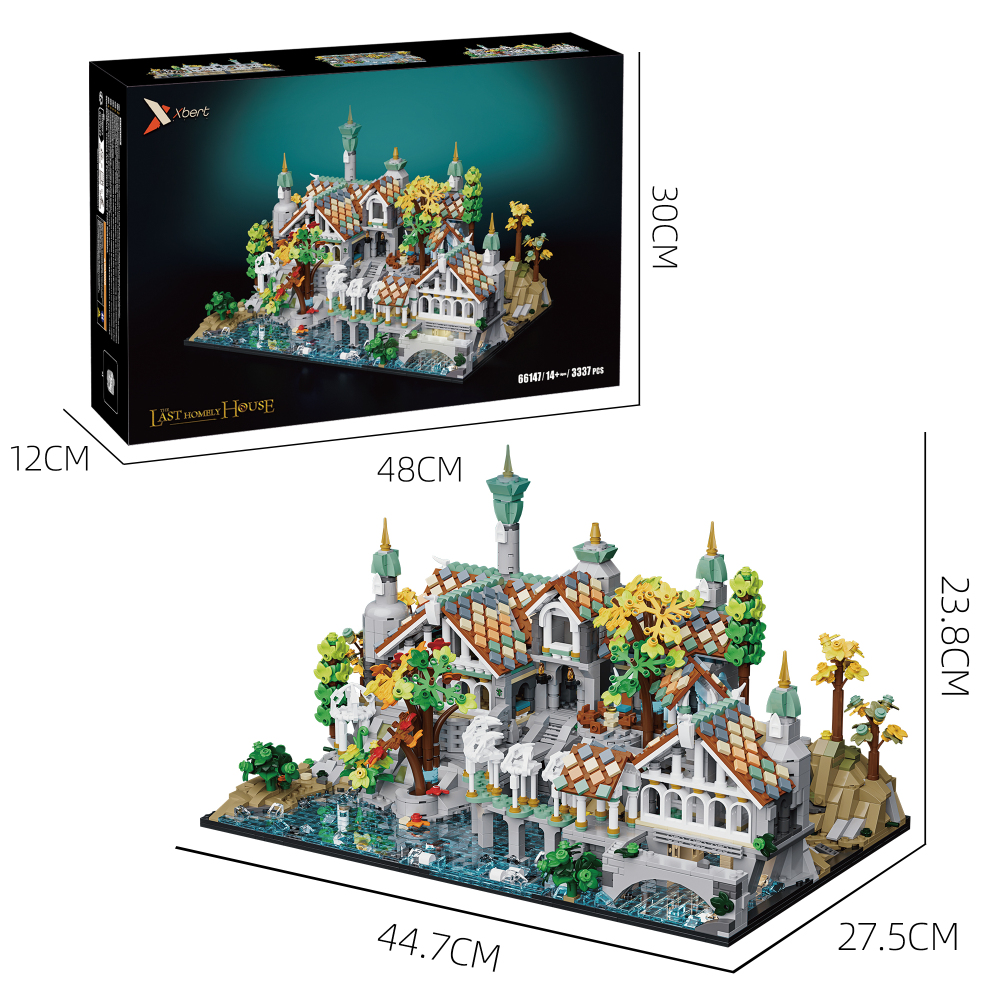 Xbert 66147 The Last Sweet Home House Street View Buildling Blocks Bricks Toys 3337Pcs