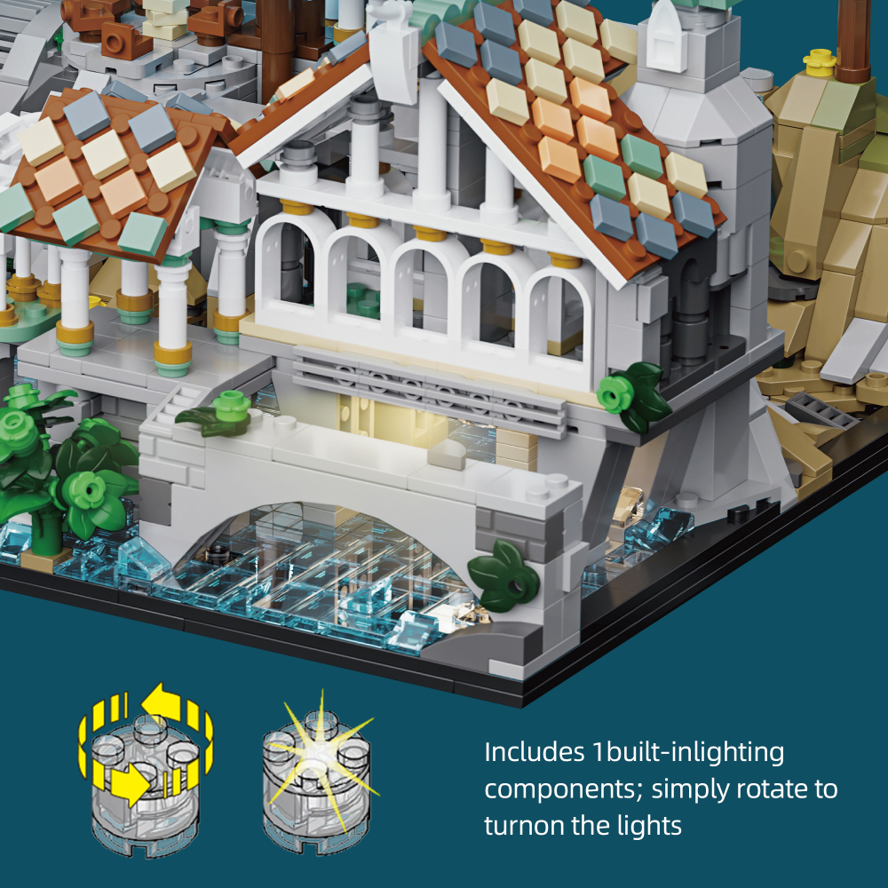 Xbert 66147 The Last Sweet Home House Street View Buildling Blocks Bricks Toys 3337Pcs