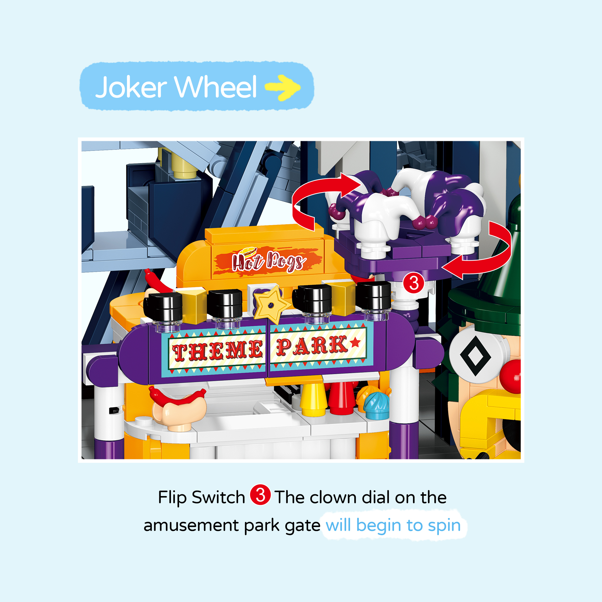 Jiestar JJ9238 Fantastic Wonderland Street View Buildling Blocks Bricks Toys 3446Pcs