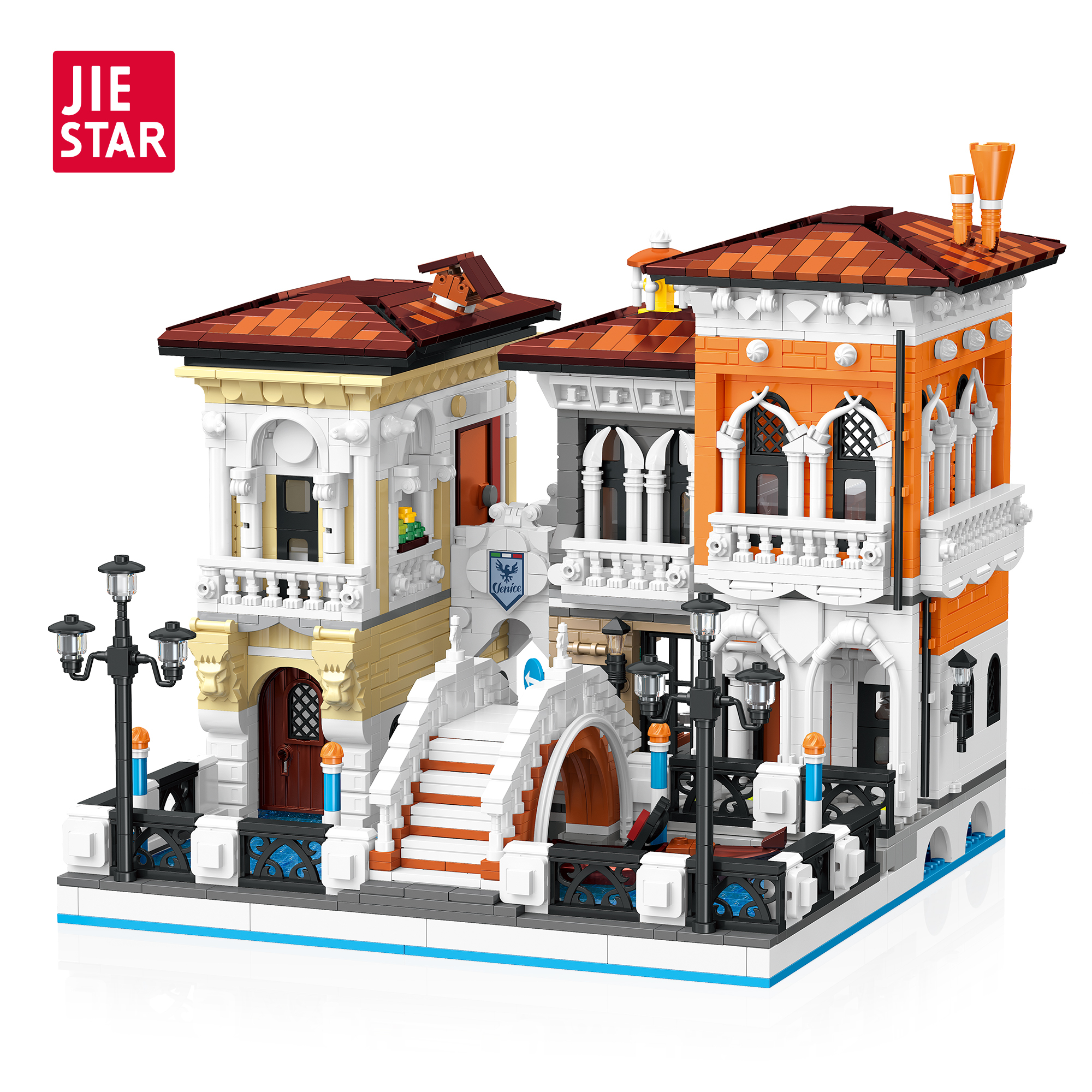 Jiestar 57025 Little Venice House Street View Buildling Blocks Bricks Toys 2926PCS
