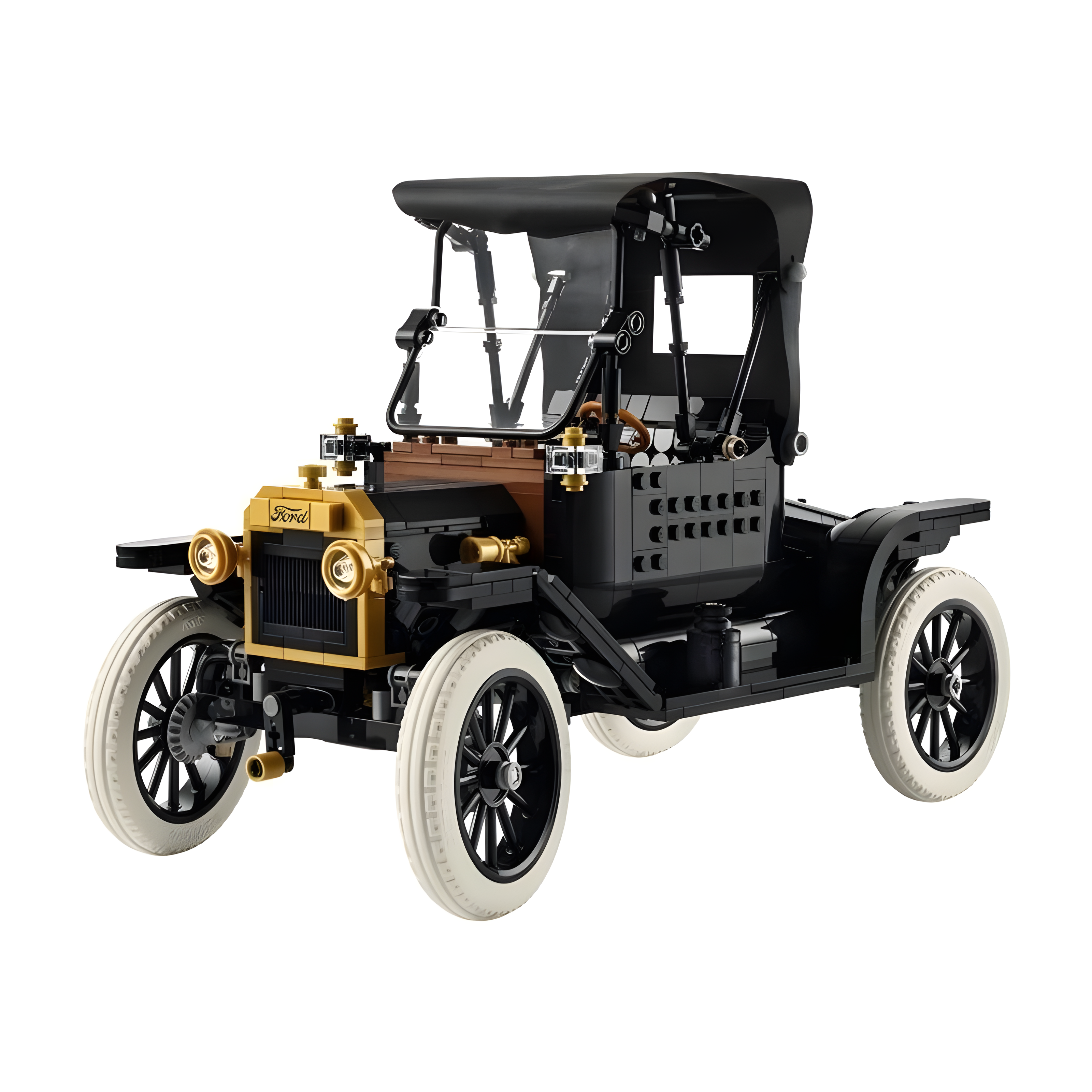 Ideas Ford Model T House Street View Buildling Blocks Bricks Toys 1060PCS