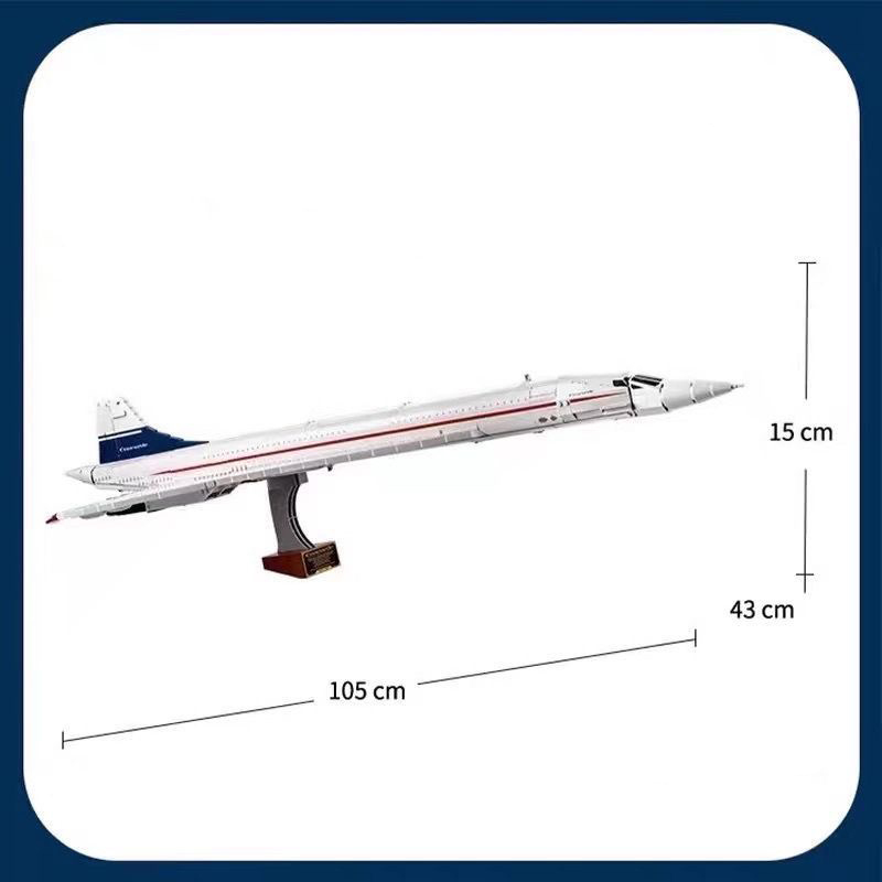 Concorde Ideas Flight Model Buildling Blocks Bricks Toys 2083PCS