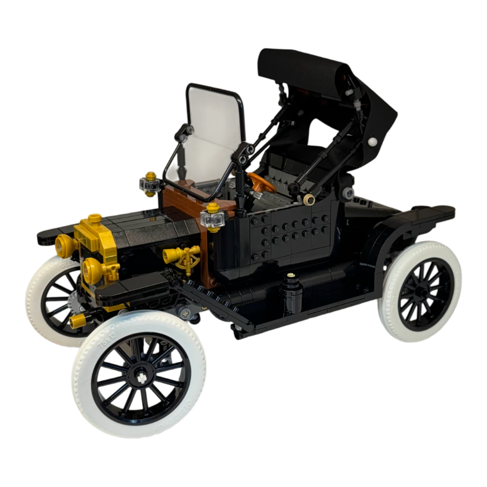 Ideas Ford Model T House Street View Buildling Blocks Bricks Toys 1060PCS