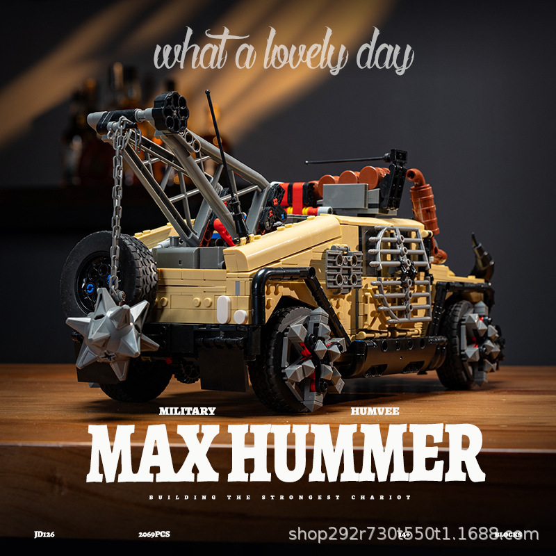 Technic 2-in-1 Jeep MAX Hummer Car Model Buildling Blocks Bricks Toys 2069Pcs